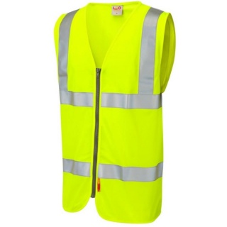 Leo Workwear W23-Y Meeth Class 2 LFS Waistcoat Yellow